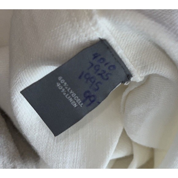 Neiman Marcus Dress Size Small Sleeveless Ivory Cream Embroidered NWT Pockets - Picture 9 of 10